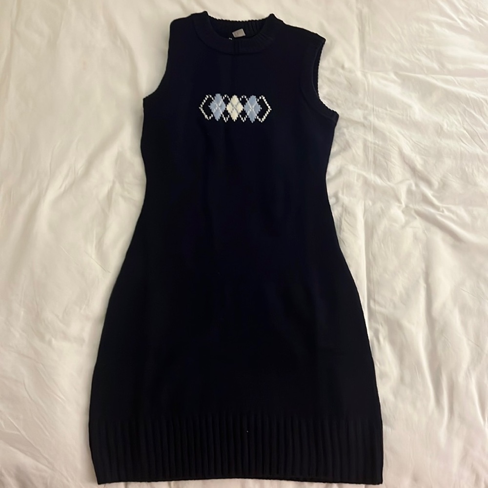 hm argyle dress